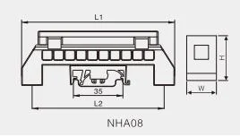 NHA08 Netural Bar with Full Plastic Cover With Din Rail (2)