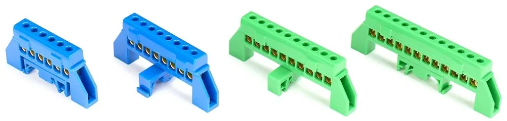 NHA08 Netural Bar with Full Plastic Cover With Din Rail (3)