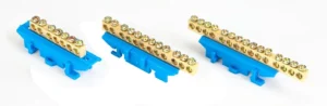 NHA11 Neutral Bar Link Screw Brass Mounted With Din Rail (3)