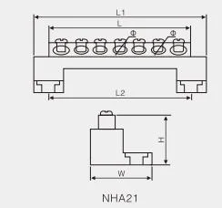 NHA21 Neutral Bar with White Bracket (2)