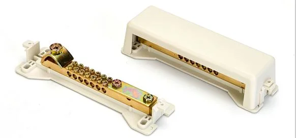 NHA25 Screw Terminal Neutral Bar With Cover (2)