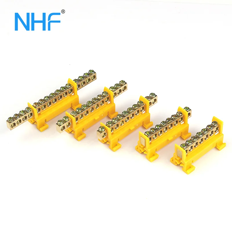 NHA03 Neutral Bar Link Mounted With Din Rail 6 1766036343