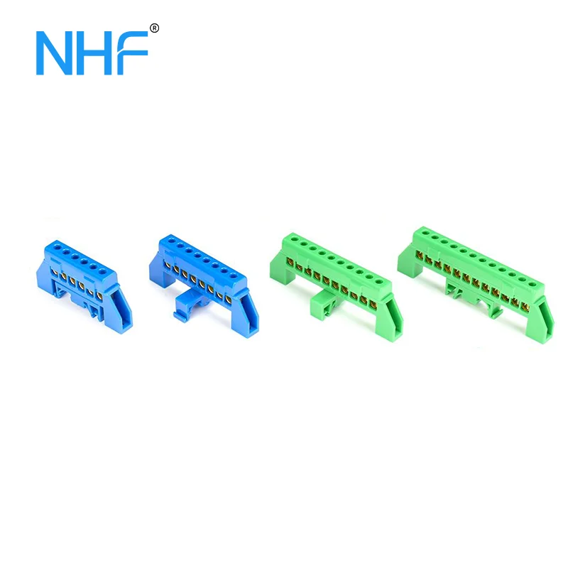 NHA08 Netural Bar with Full Plastic Cover With Din Rail 1 1766039326