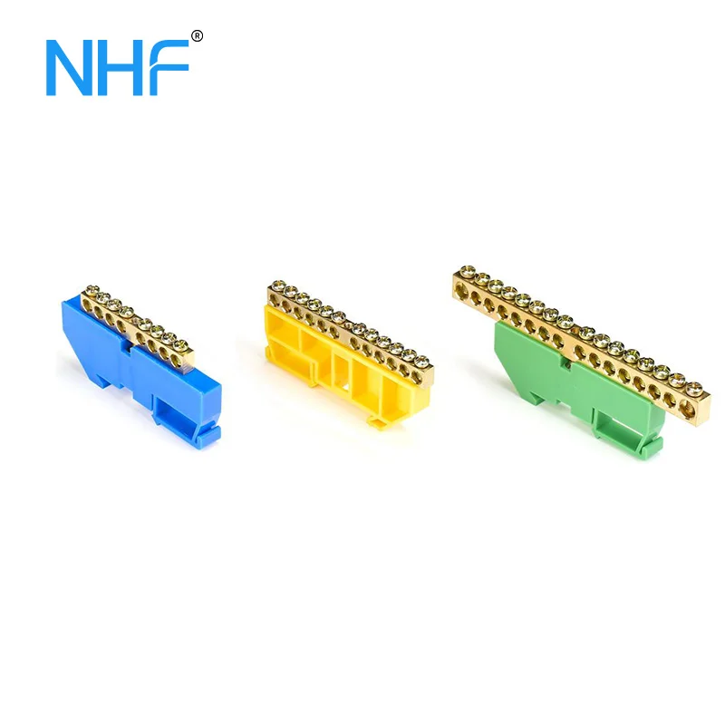 NHA15 Neutral Bar Link Screw Brass Mounted With Din Rail 1 1766042232