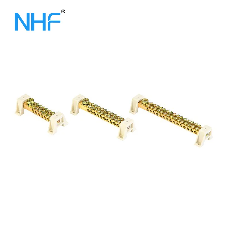 NHA24 Screw Terminal Neutral Bar with Grey Bracket 1 1766042975