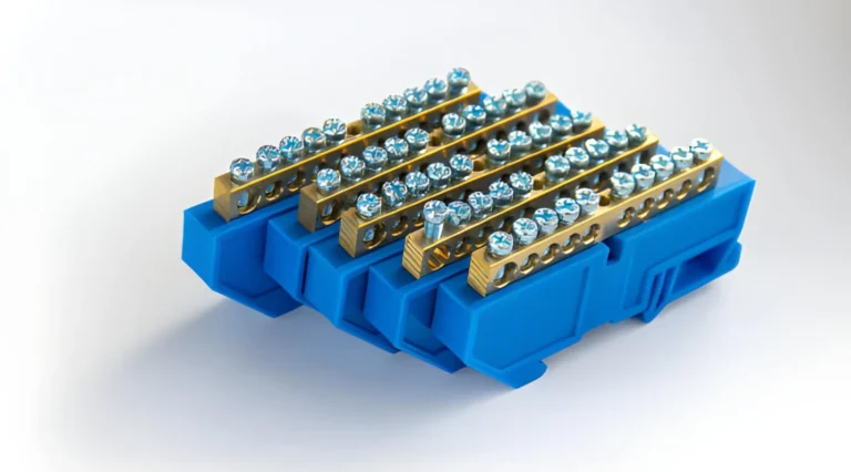 Brass Terminal Blocks High Conductivity Screw Connectors