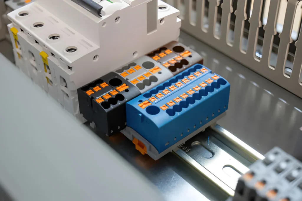 Power Distribution Terminal Block 160A DIN Rail Mount