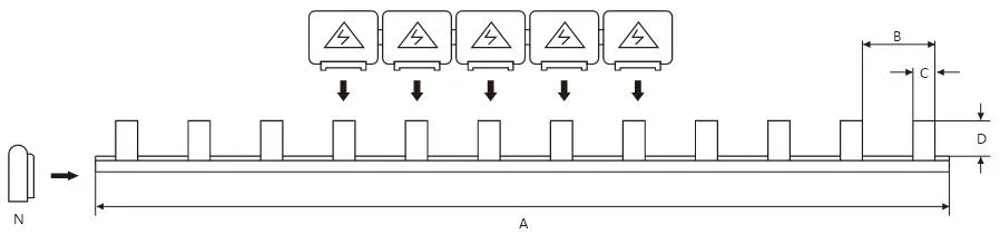 Pin Type 3 Phase Busbar (4)