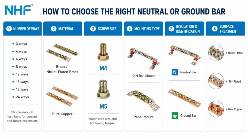 how to choose neutral ground bar