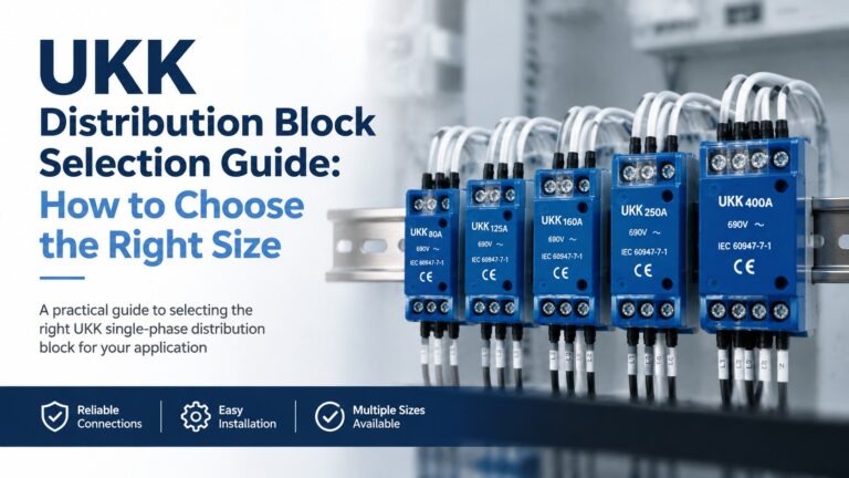 UKK Distribution Block Selection Guide: How to Choose the Right Size